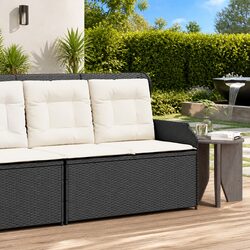 Reclining Garden Bench Specifications: Weather-Resistant and Adjustable