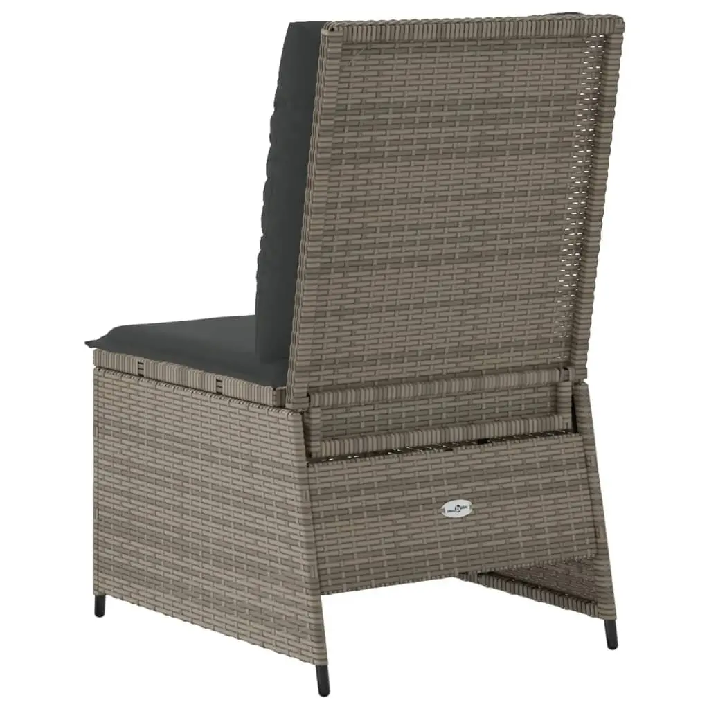 Grey Reclining Garden Sofa Outdoor Seating