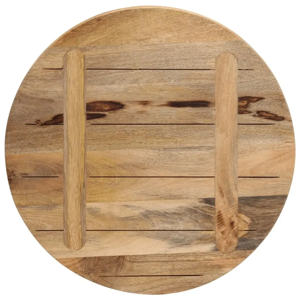 60cm Round Mango Wood Tabletop