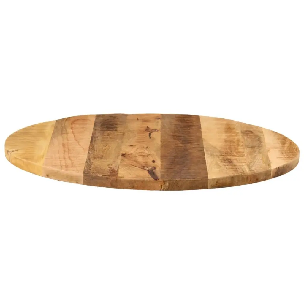 Round Solid Mango Wood Table Top Ø 70cm