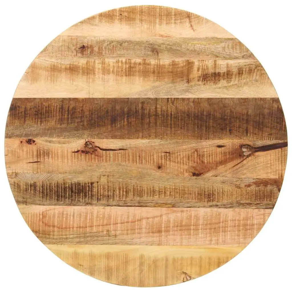 Ø 80cm Round Wooden Table Top in Brown