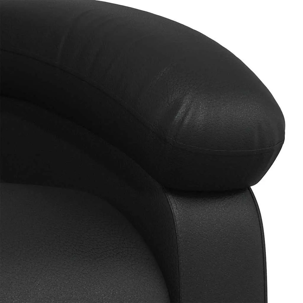 Massage Recliner Armchair Manual Reclining Footrest Vibration Lounge Chair