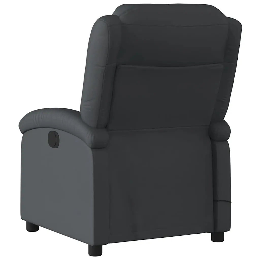 Black Manual Reclining Massage Chair