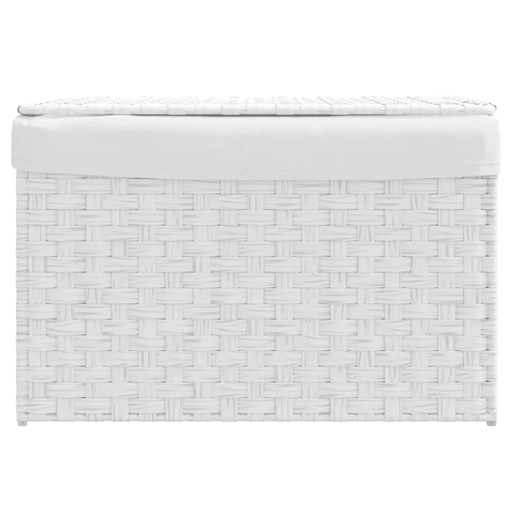 Laundry Basket with Lid for Bathroom or Laundry Room 55.5x35x34cm Foldable Storage Bin