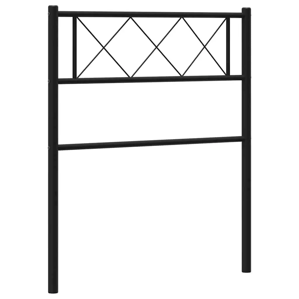 Metal Headboard Black Bedroom Furniture 107cm