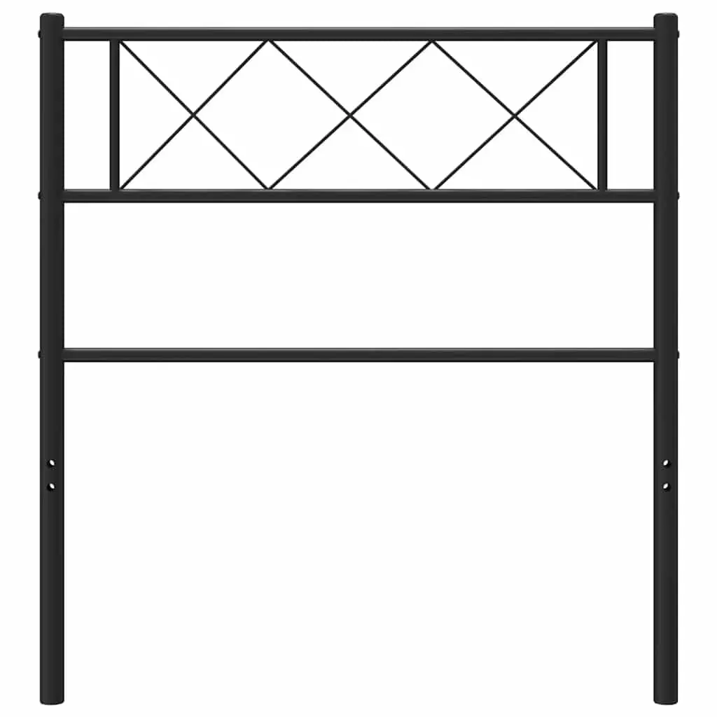 Metal Headboard Black Bedroom Furniture 107cm