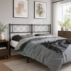 135cm Black Metal Headboard: Specs and Features