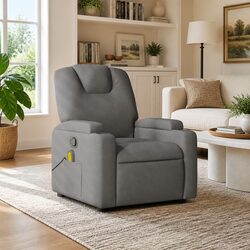 Specifications of the Grey Fabric Massage Recliner Chair