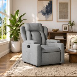 Specifications of Grey Manual Reclining Armchair