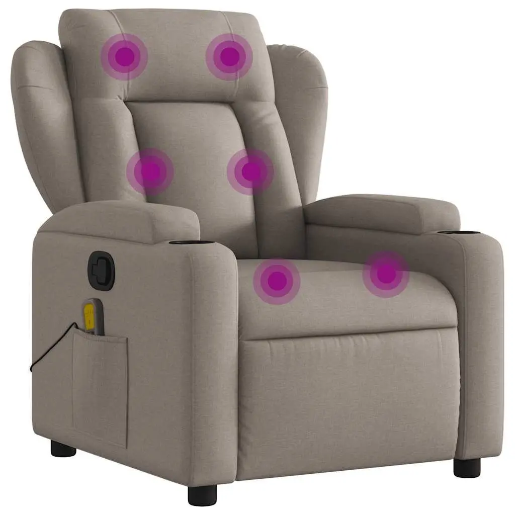 Massage Recliner Chair Manual Recline Armchair Vibration Relaxation Furniture