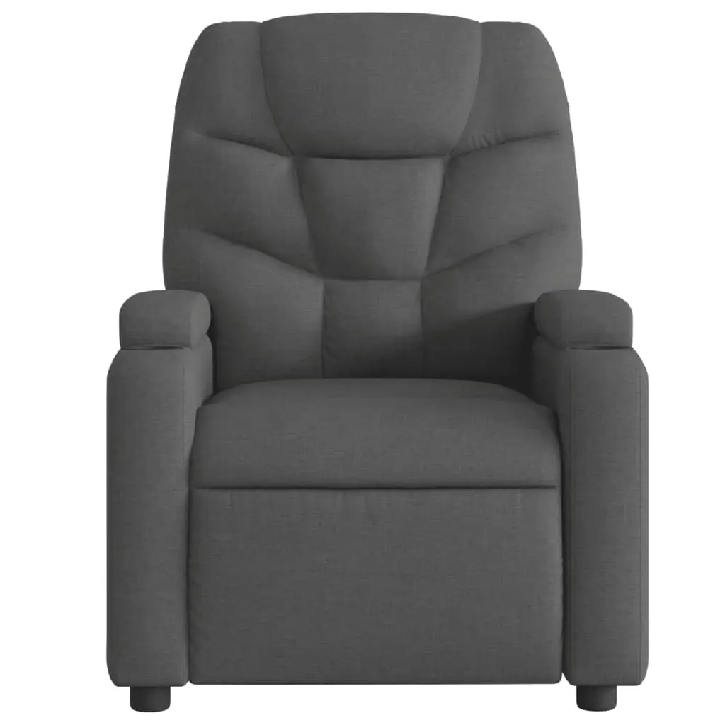 Recliner Chair Lounge Seat Manual Recline Grey