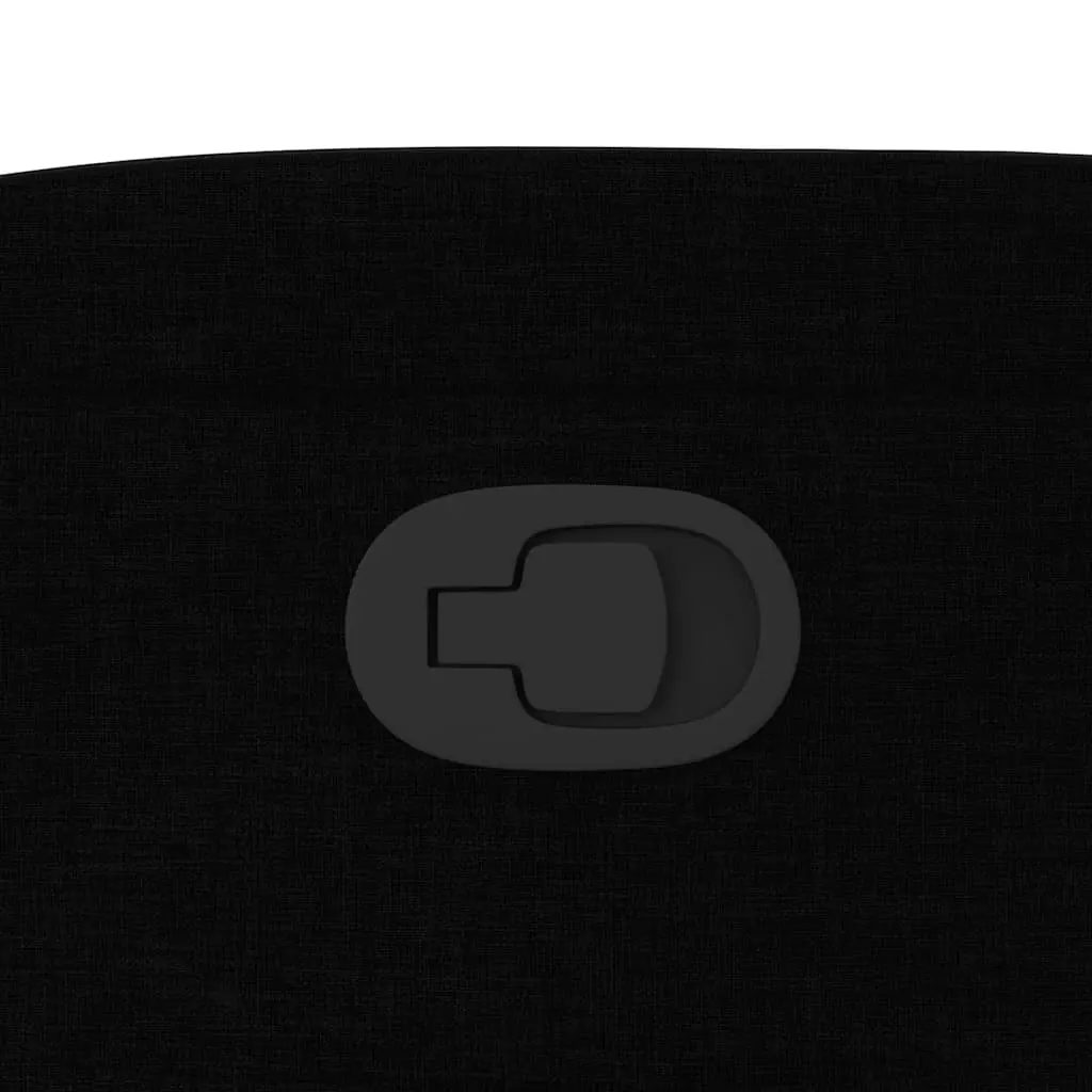 Recliner Armchair Lounge Chair Fabric Manual Recline with Cup Holders Side Storage Black