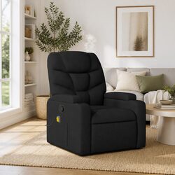 Black Fabric Manual Massage Recliner Chair Specifications