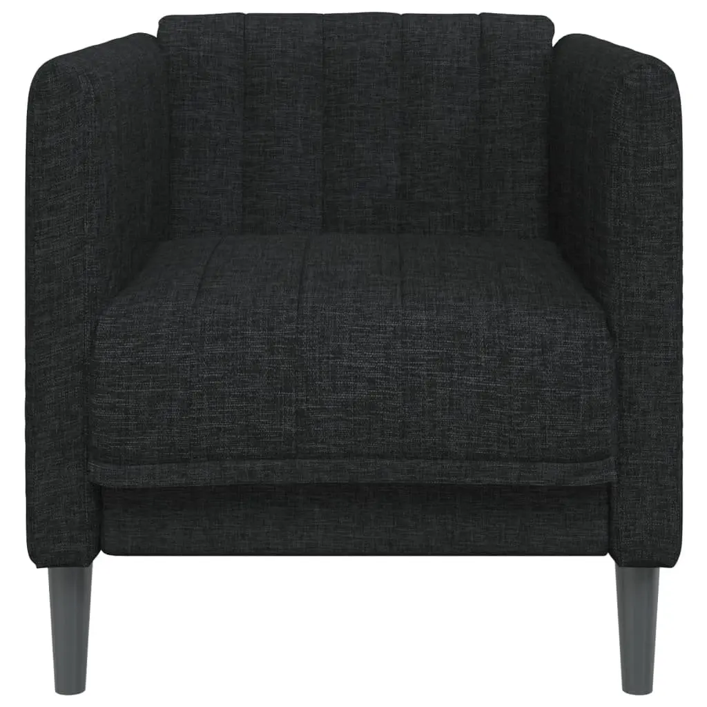 Black Fabric Sofa Chair