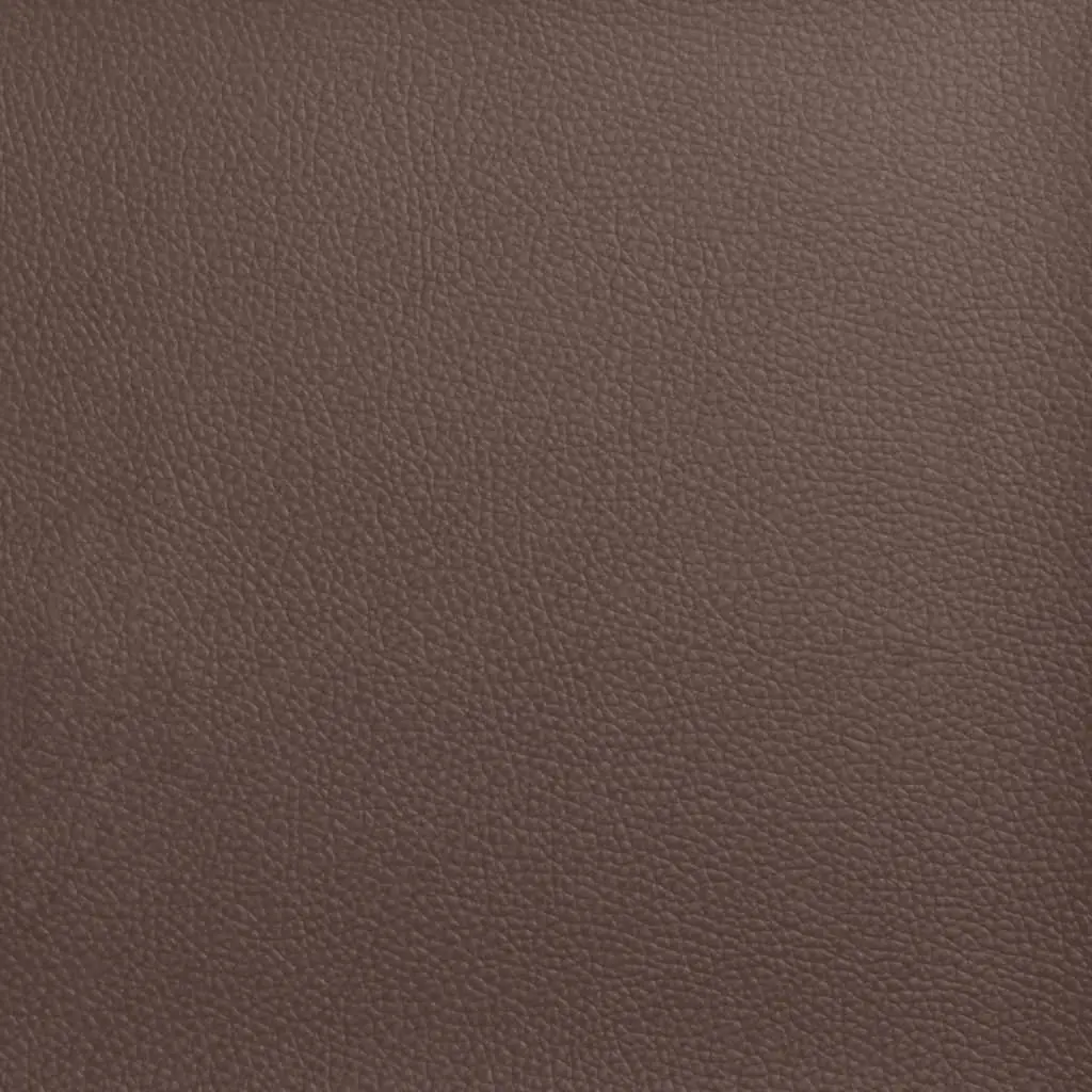 2-Seater Chesterfield Sofa Brown Faux Leather Button Tufted Armchair Living Room