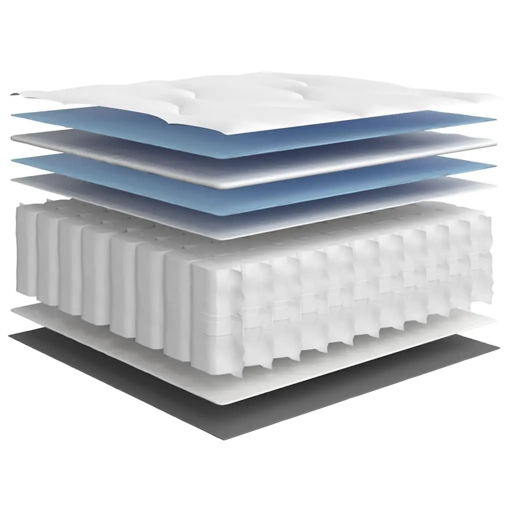 Pocket Spring Mattress Queen Size 152x203 cm Medium Comfort Fabric-Encased Coils