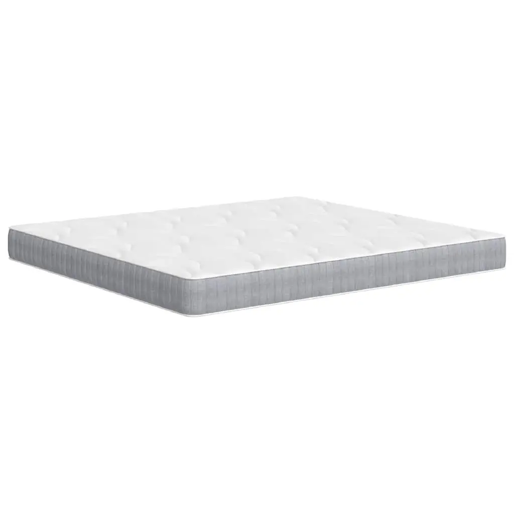 Pocket Spring Mattress King Size 183x203 cm Medium Firmness White