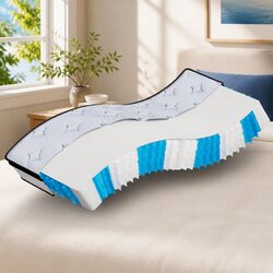 Pocket Spring Mattress Specifications: 90x190cm, Grey