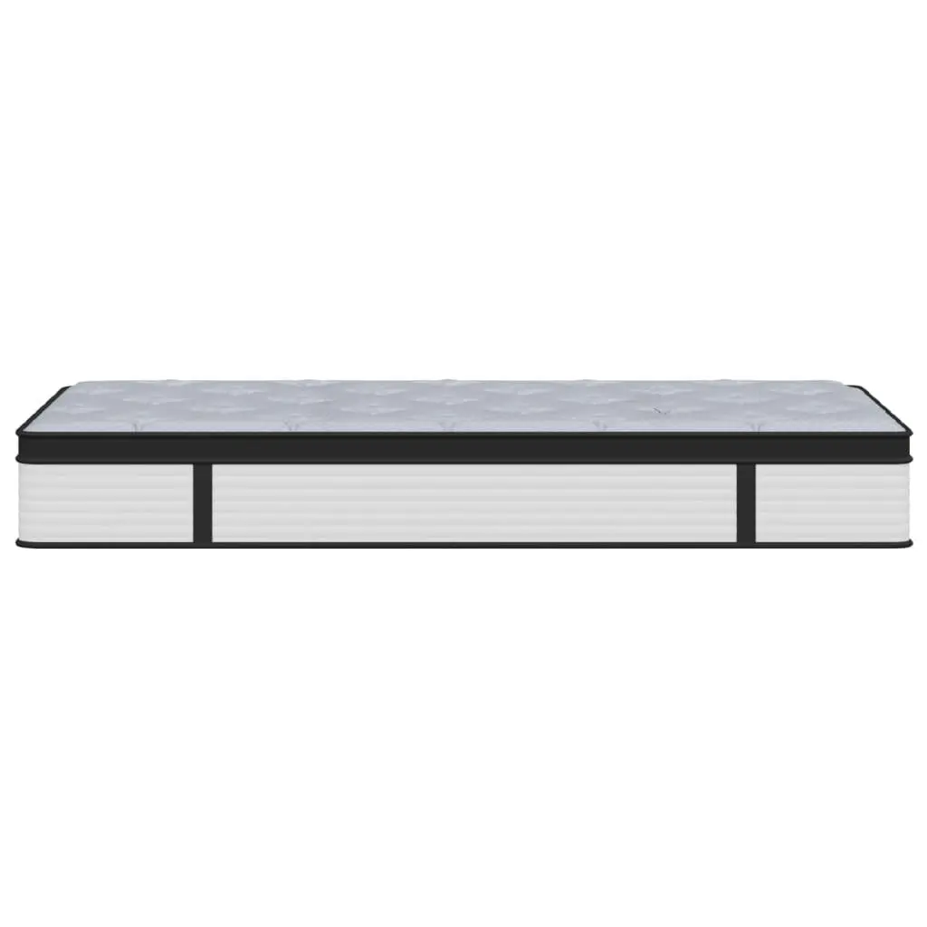 Pocket Spring Mattress Medium 90x190cm Grey Bedroom Sleep Support 7 Zones