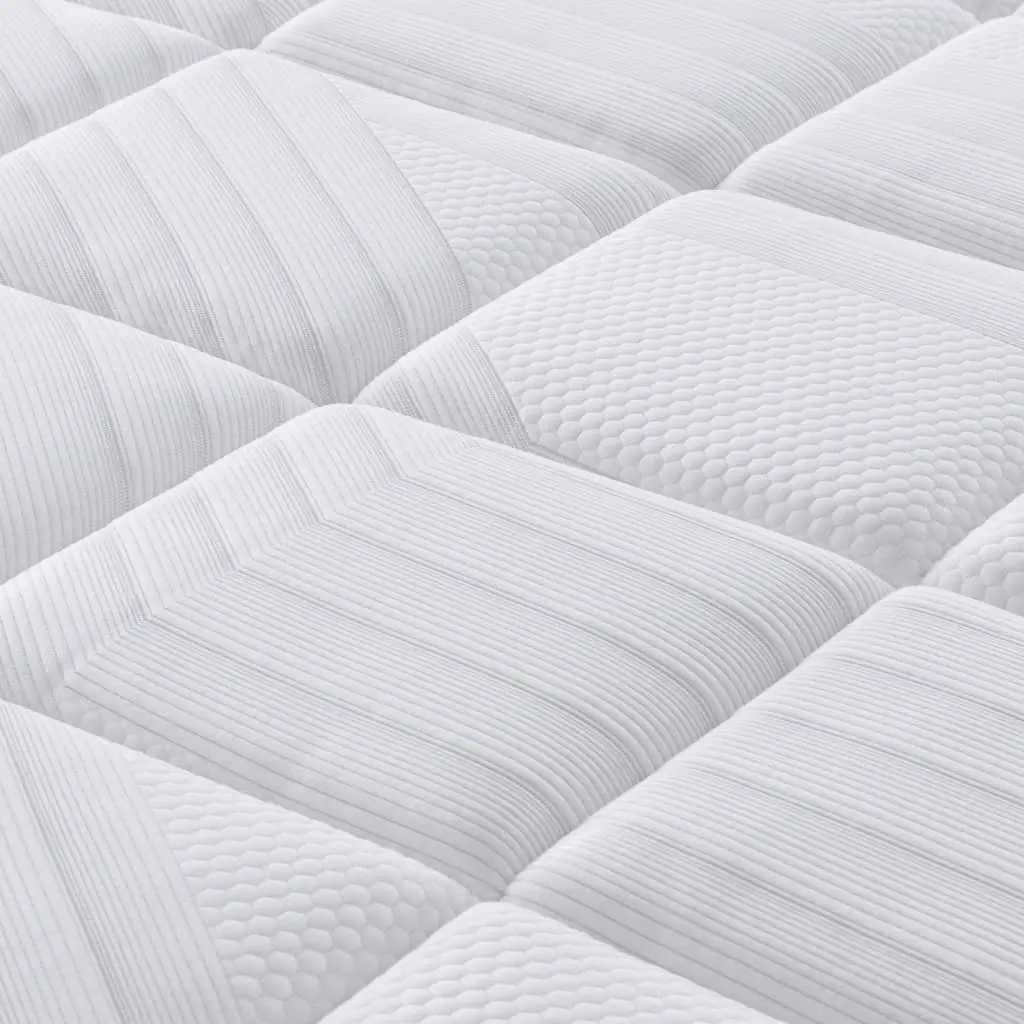 Pocket Spring Mattress Medium Plus 90x190 cm White Bedroom Sleep Support