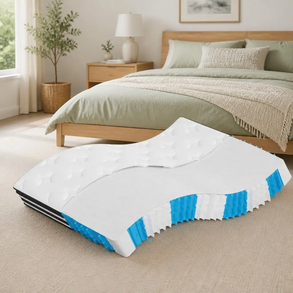 Pocket Spring Mattress Bedroom 137x190cm Medium Firmness