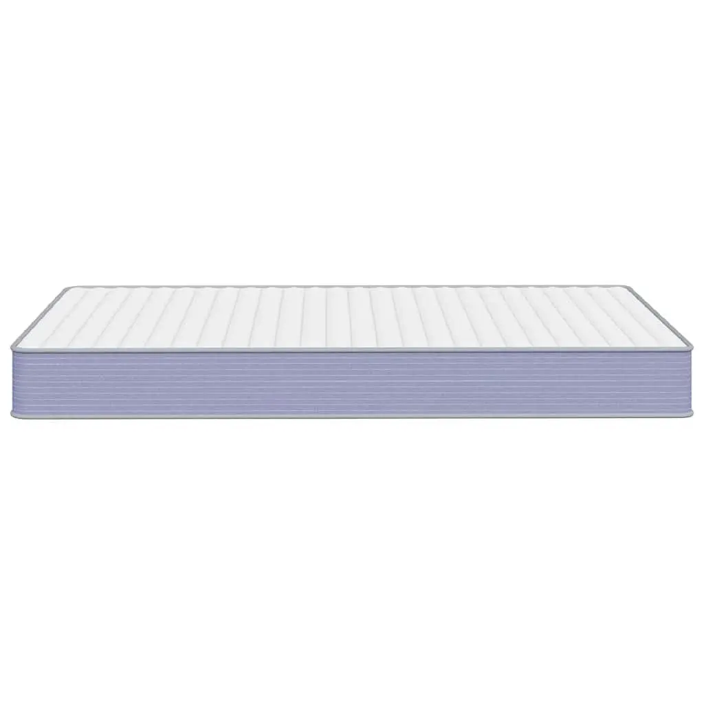 Foam Mattress Medium Soft 137x190 cm Double-Sided White Springless Sleeping Bed
