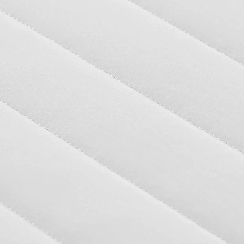 Foam Mattress Medium Soft 137x190 cm Double-Sided White Springless Sleeping Bed