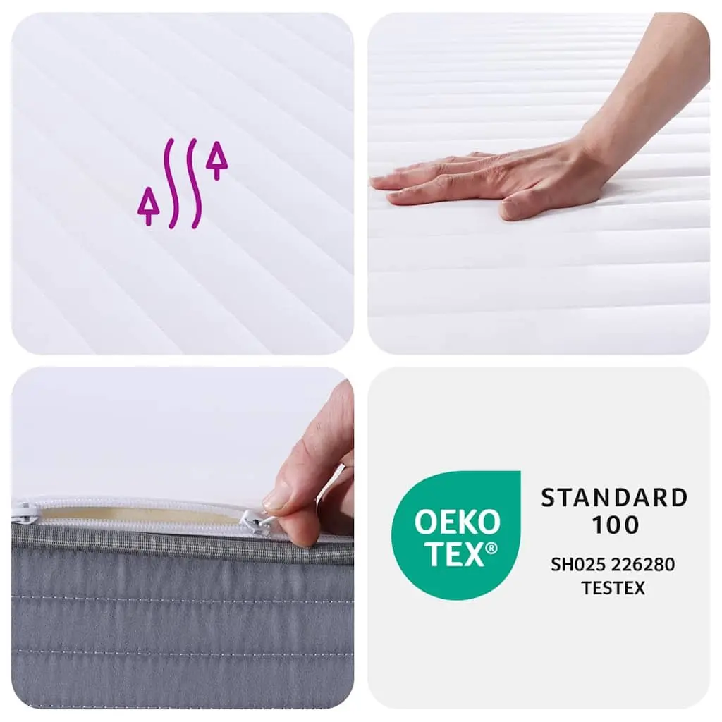Queen Size Foam Mattress Medium Soft 152x203 cm Double Sided Flippable Bed
