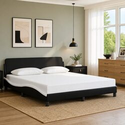King Bed Frame Specifications: 180x200 cm Black White