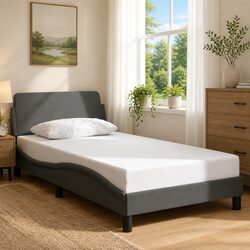 Specifications of Dark Grey King Single Bed Frame