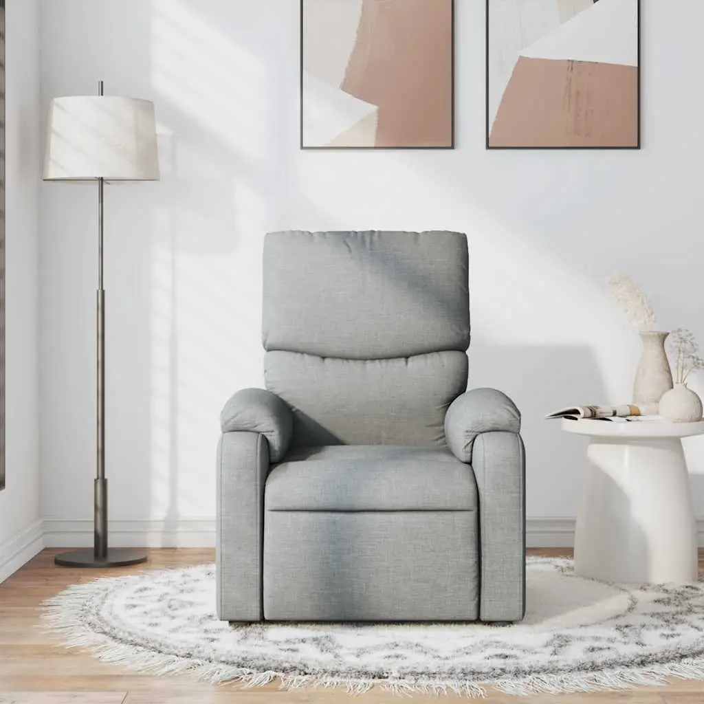 Light Grey Manual Reclining Massage Chair
