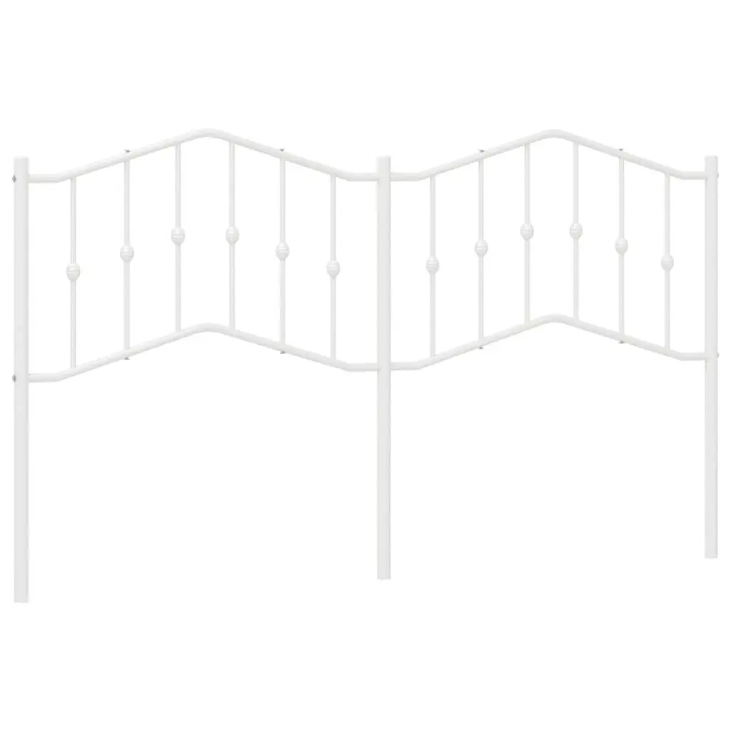 Metal Headboard Bedroom Furniture 180cm Black Steel Bed Frame Support