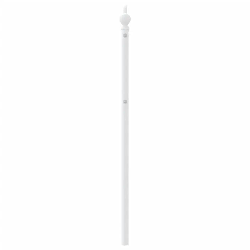 Metal Headboard Bedroom 107cm White Powder Coated Steel