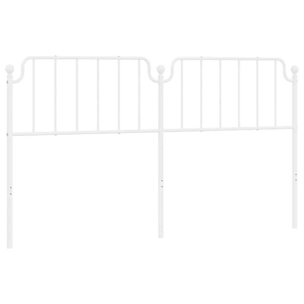 Metal Headboard White 180cm Bedroom Furniture