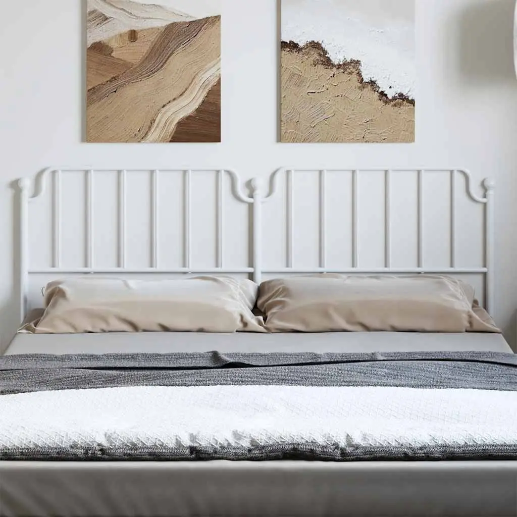 Metal Headboard White 180cm Bedroom Furniture