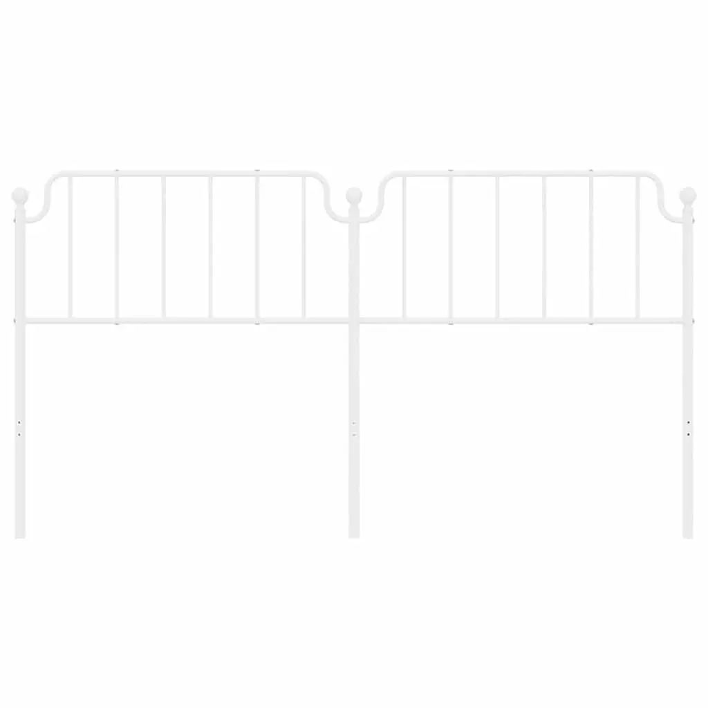 Metal Headboard White 180cm Bedroom Furniture