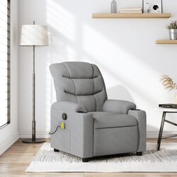Specifications of Grey Fabric Massage Recliner Chair