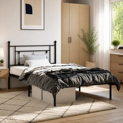 Metal Bed Frame King Single 107x203cm - Specifications