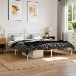 Specifications of Metal King Size Bed Frame 183x203cm