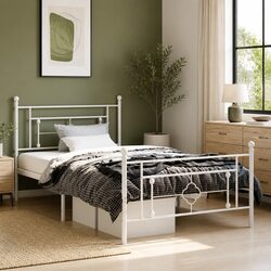 Metal Bed Frame Specifications: King Single 107x203 cm