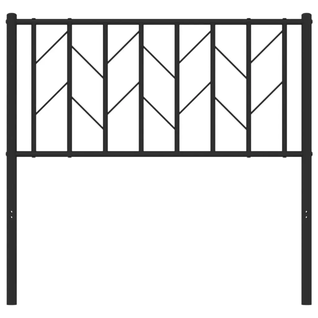 Metal Headboard Black 90cm Bedroom Bed Frame Furniture Replacement Head Board