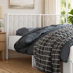 Specifications of the 135cm White Metal Headboard