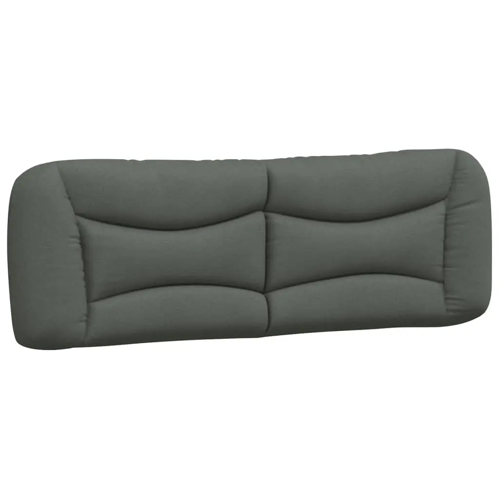 Queen Bed Headboard Cushion 152cm Dark Grey Fabric