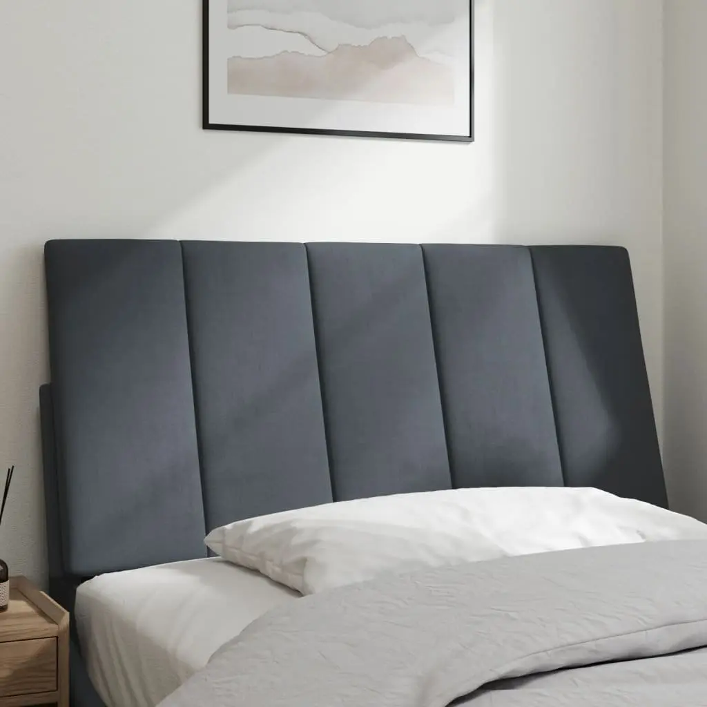 King Single 107cm Headboard Cushion in Grey
