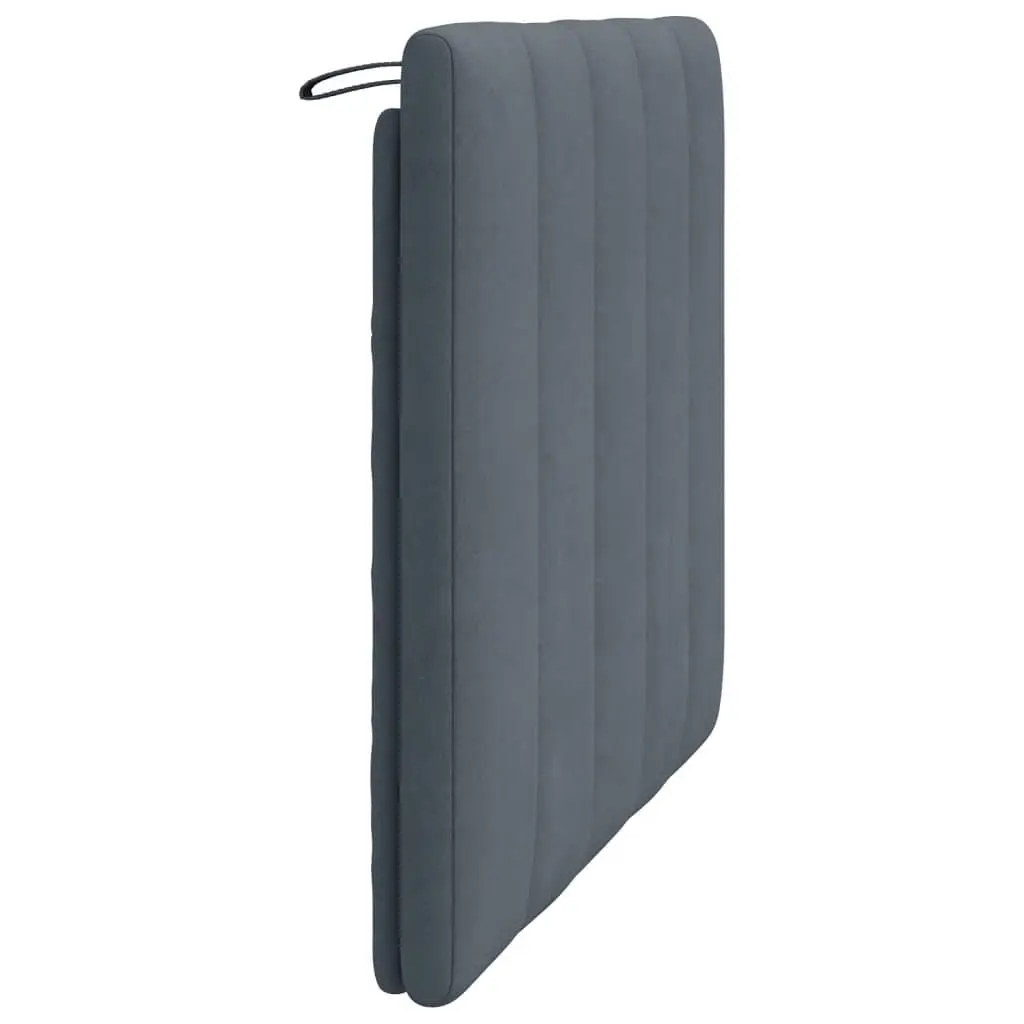 King Single 107cm Headboard Cushion in Grey