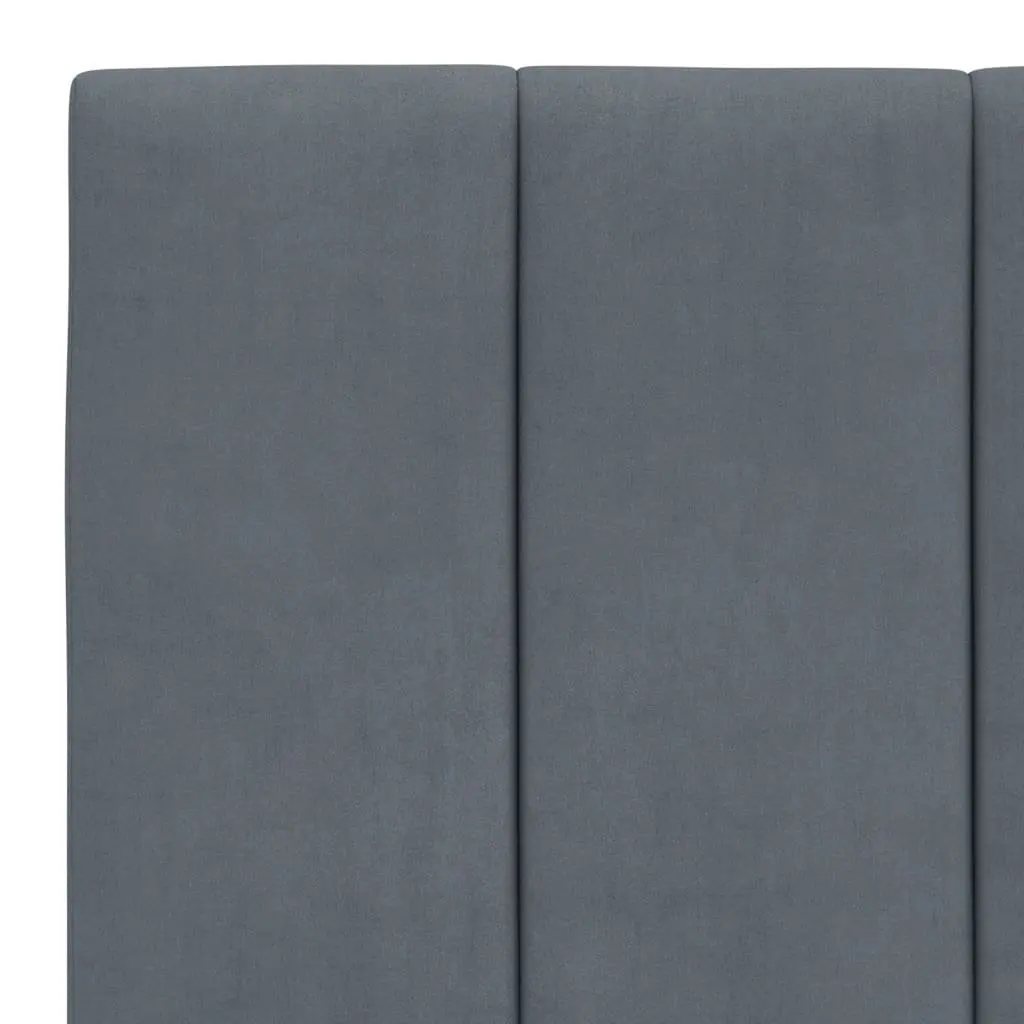 King Single 107cm Headboard Cushion in Grey