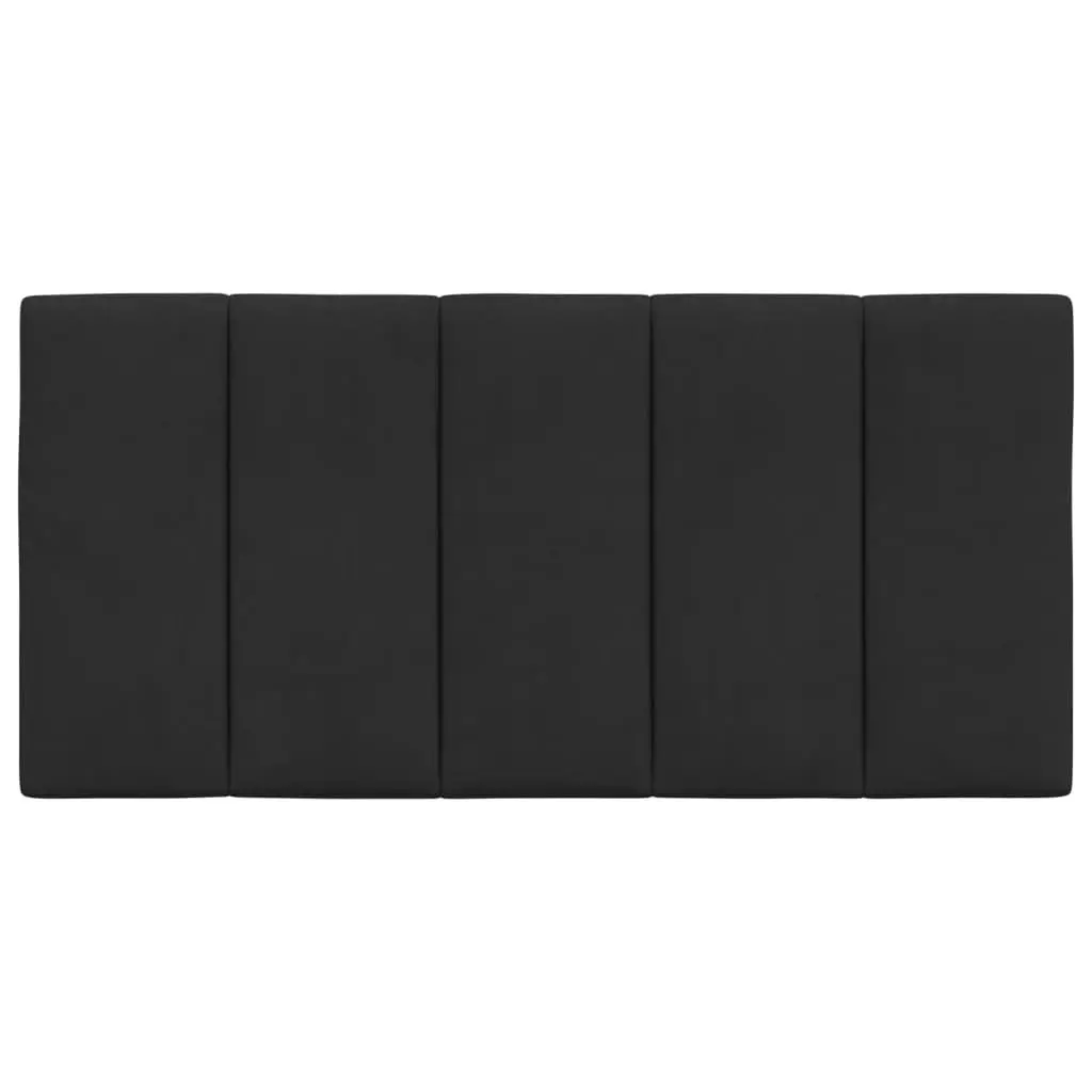 Headboard Cushion for Bedroom 107cm Black Velvet Soft Support