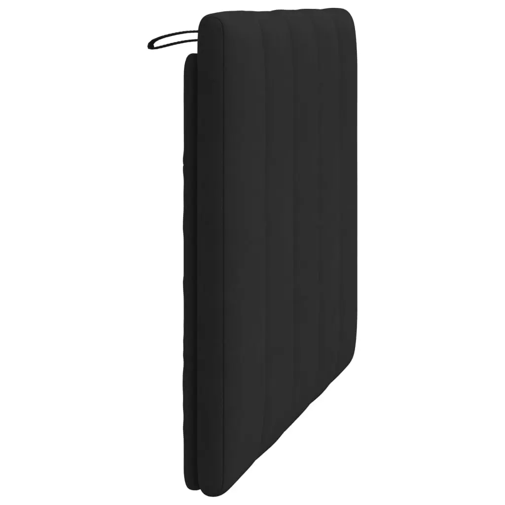 Headboard Cushion for Bedroom 107cm Black Velvet Soft Support