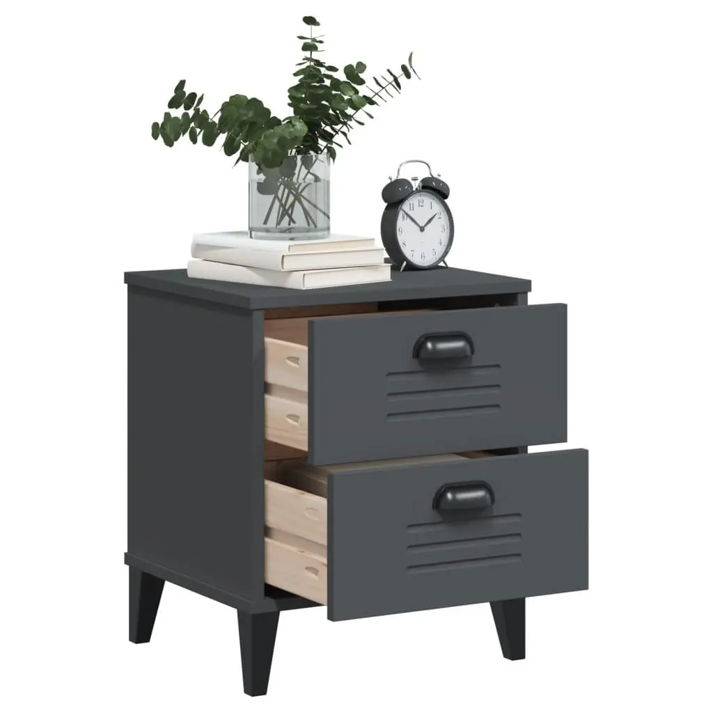 Anthracite Grey Bedside Cabinet