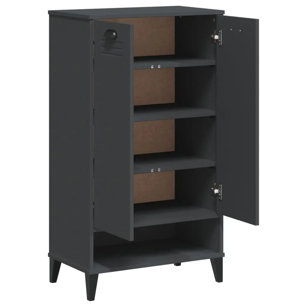 Shoe Cabinet Anthracite Grey Storage Organiser Unit